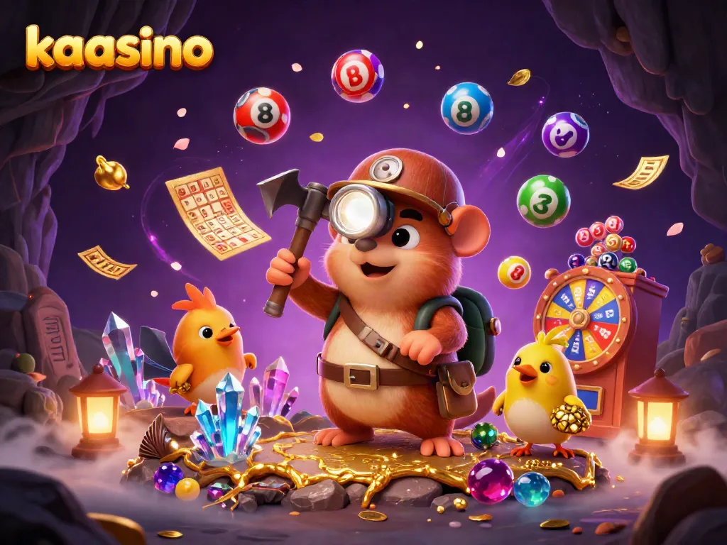 Join the adventure at kaasino, where a treasure hunter mole and his canary discover thrilling gaming elements.