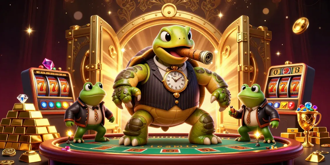 Experience the Spin Boss power at this lively casino scene with exotic characters and game elements.